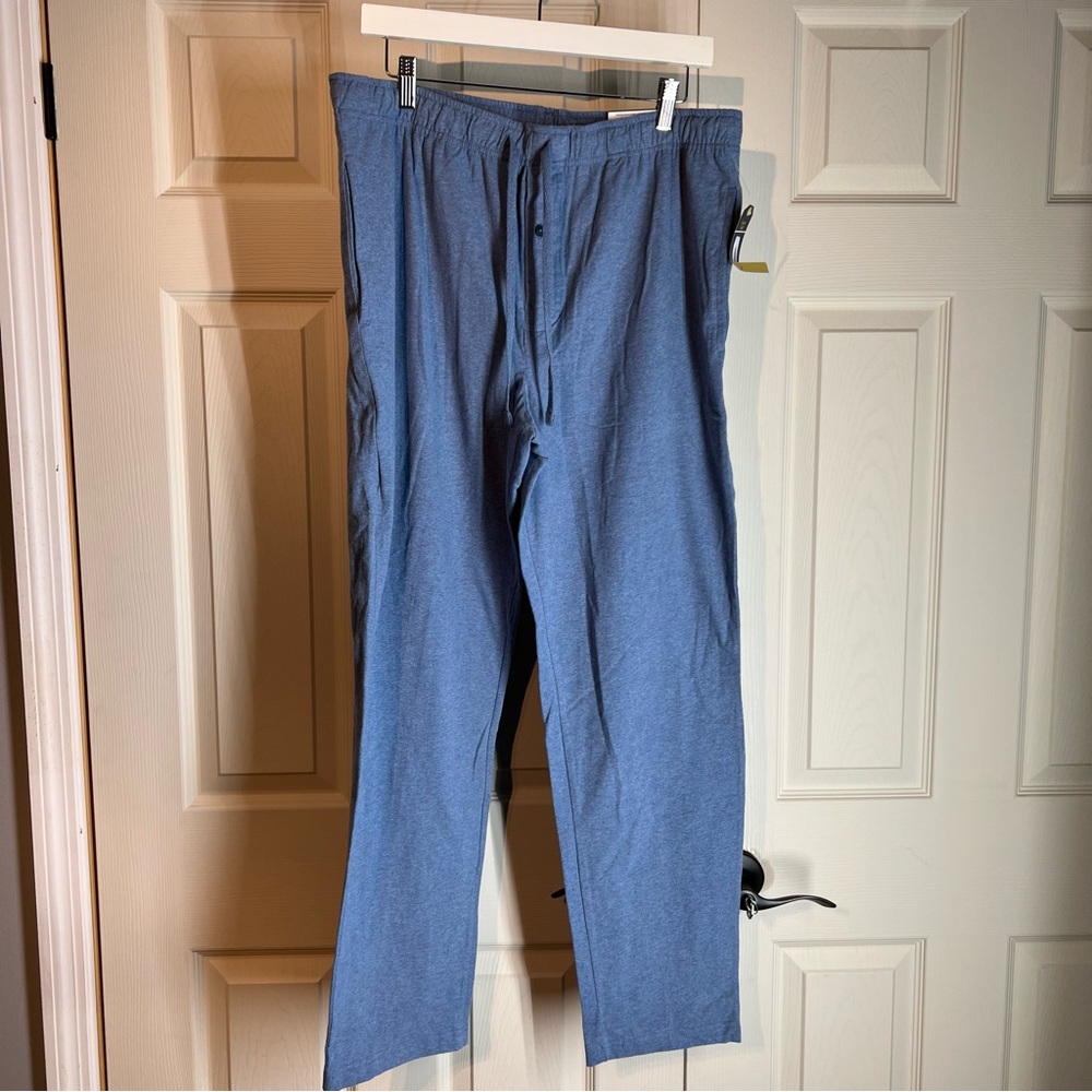 Stafford men’s sleep pants size L blue brand new